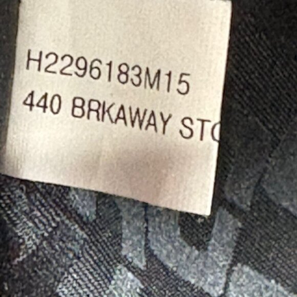 Diane von Furstenberg 440 Breakaway Black White Embossed Leather Satchel - Picture 15 of 15